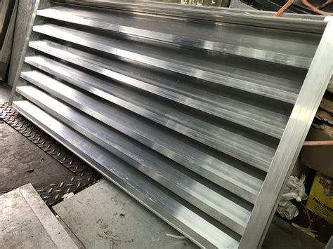 sheet metal louver thickness